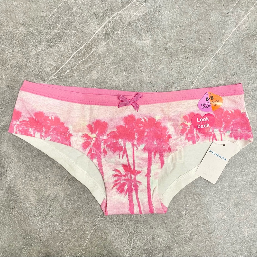 Primark Penneys Palm Tree California Dreamin Panties XS